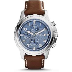 Bracelet de montre Fossil FS5022 Cuir Brun 22mm