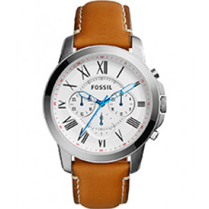 Bracelet de montre Fossil FS5060 Cuir Brun clair 22mm