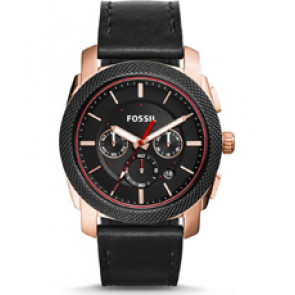 Bracelet de montre Fossil FS5120 Cuir Noir 24mm