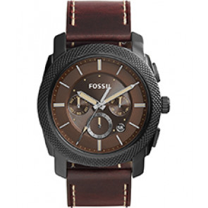 Bracelet de montre Fossil FS5121 Cuir Brun 24mm