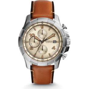 Bracelet de montre Fossil FS5130 Cuir Brun 22mm