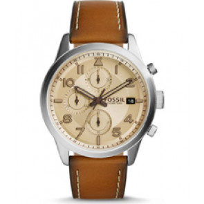 Bracelet de montre Fossil FS5140 Cuir Brun 22mm