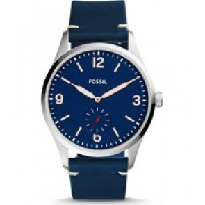 Bracelet de montre Fossil FS5246 Cuir Noir 22mm