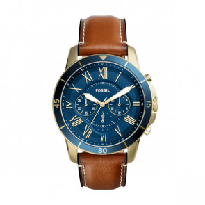 Bracelet de montre Fossil FS5268 Cuir Cognac 22mm