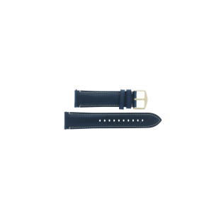 Bracelet de montre Fossil FS5271 Cuir Bleu 22mm