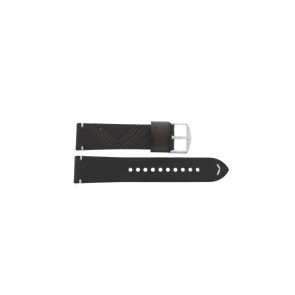 Bracelet de montre Fossil FS5528 Cuir Brun 22mm