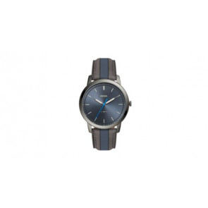 Bracelet de montre Fossil FS5555 Cuir Gris 22mm