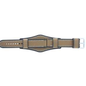 Bracelet de montre Fossil FS5962 Cuir Brun 22mm