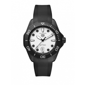 Bracelet de montre Tag Heuer FT6197-00 Caoutchouc Noir 21.5mm