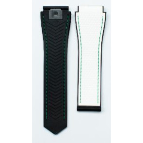 Bracelet de montre Montre intelligente Tag Heuer FT6214 Caoutchouc Bicolore 22mm