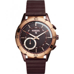 Bracelet de montre Fossil FTW1146 Cuir Pourpre 20mm