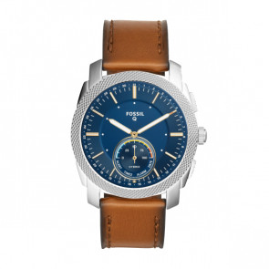 Bracelet de montre Fossil FTW1162 Cuir Brun 24mm