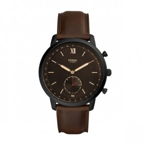 Bracelet de montre Fossil FTW1179 Cuir Brun 22mm