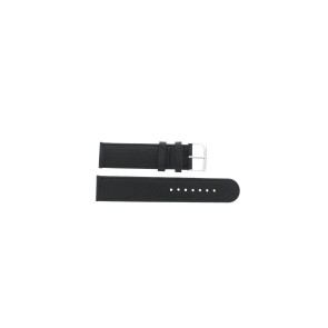 Bracelet en cuir de veau noir 22mm 319