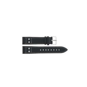 Bracelet de montre Universel G165 Cuir Noir 20mm