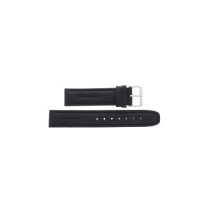 Bracelet de montre cuir noir 20mm EX-G180