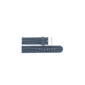Bracelet de montre Universel G600 Cuir Bleu 20mm