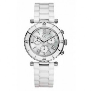 Guess bracelet de montre GC4300IM Céramique Blanc