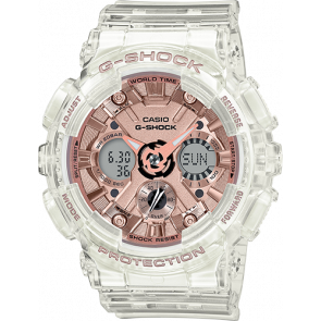 Bracelet de montre Casio GMAS120SR-7A Plastique Transparant 16mm