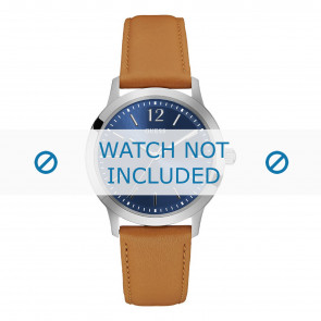 Guess bracelet de montre W0922G8 Exchange Cuir Brun 20mm + coutures défaut