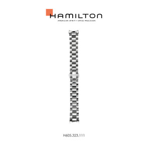Bracelet de montre Hamilton H605.323.111 / H32351115 Acier