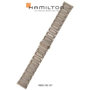 Bracelet de montre Hamilton H605.163.101 Acier 20mm