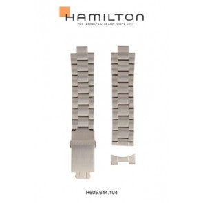 Bracelet de montre Hamilton H001.64.455.133.01 / H695644104 Acier inoxydable Acier 20mm