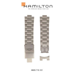 Bracelet de montre Hamilton H695.715.101.H000085 Acier 22mm
