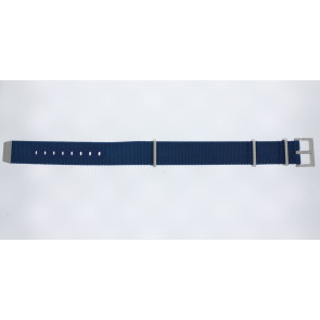 Bracelet de montre Hamilton H690823105 Nylon Bleu 20mm