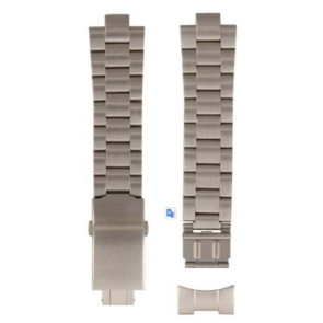 Bracelet de montre Hamilton H695776100 / Khaki Navy Acier 21mm