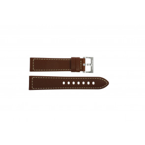 Bracelet de montre Hamilton H764120L / H600.704.104 / H600704104 Cuir Brun 20mm
