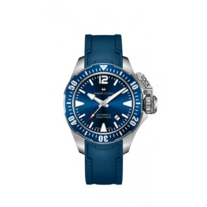 Bracelet de montre Hamilton H77705345 Caoutchouc Bleu 20mm