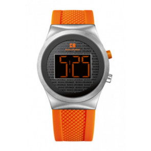 Bracelet de montre Hugo Boss HB-154-1-29-2387OR Caoutchouc Orange