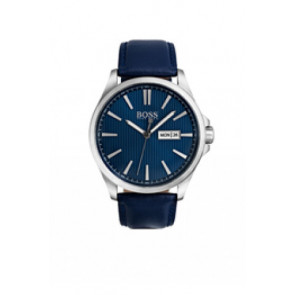 Bracelet de montre Hugo Boss HB-301-1-14-2958 Cuir Bleu 22mm