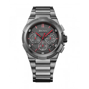 Bracelet de montre Hugo Boss HB-280-1-34-2886 / HB659002518 / HB1513361 Acier Gris anthracite