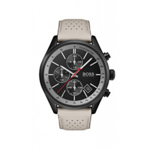 Bracelet de montre Hugo Boss HB-297-1-34-3048 / HB659302837 Cuir Beige 22mm
