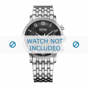 Hugo Boss bracelet de montre HB-278-1-14-2869 / HB1513323 Métal Argent