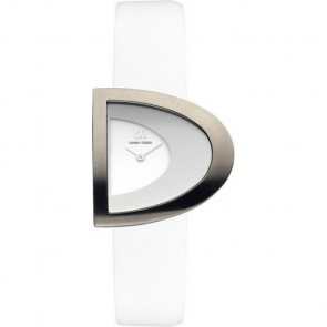 Bracelet de montre Danish Design IV12Q842 Cuir Blanc