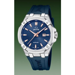 Bracelet de montre Jaguar J1010-2 Caoutchouc Bleu