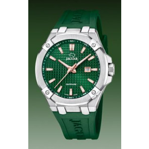 Bracelet de montre Jaguar J1010-3 Caoutchouc Vert