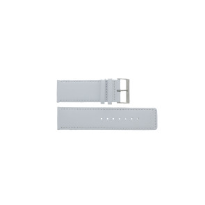 Bracelet de montre Universel J505 Cuir Blanc 26mm