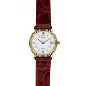 Bracelet de montre Jaguar J601-1 / J601-7 Cuir Bordeaux 14mm