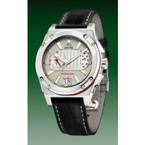 Bracelet de montre Jaguar J612 / J612-2 / J612-3 / J612-5 / J612-6 Cuir Noir 20mm