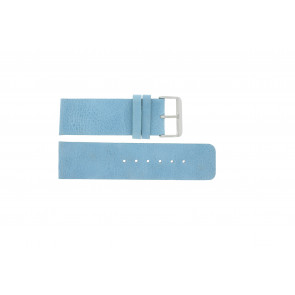 Bracelet de montre Universel J625 Cuir Bleu 26mm