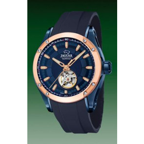 Bracelet de montre Jaguar J812-1 / J815-1 Silicone Bleu 22mm