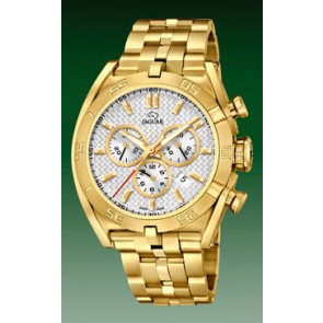 Bracelet de montre Jaguar J853 / J853-1 / J853-2 / J853-3 / J853-4 Acier inoxydable Plaqué or 26mm