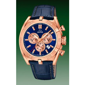 Bracelet de montre Jaguar J859-2 Cuir Bleu