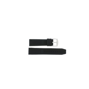 Bracelet de montre Universel JD005 Silicone Noir 22mm