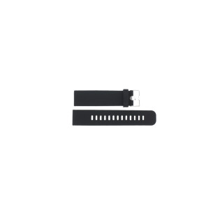 Bracelet de montre Universel JD009.01 Silicone Noir 22mm