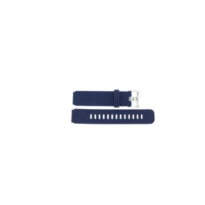Bracelet de montre Universel JD009.05 Silicone Bleu 18mm